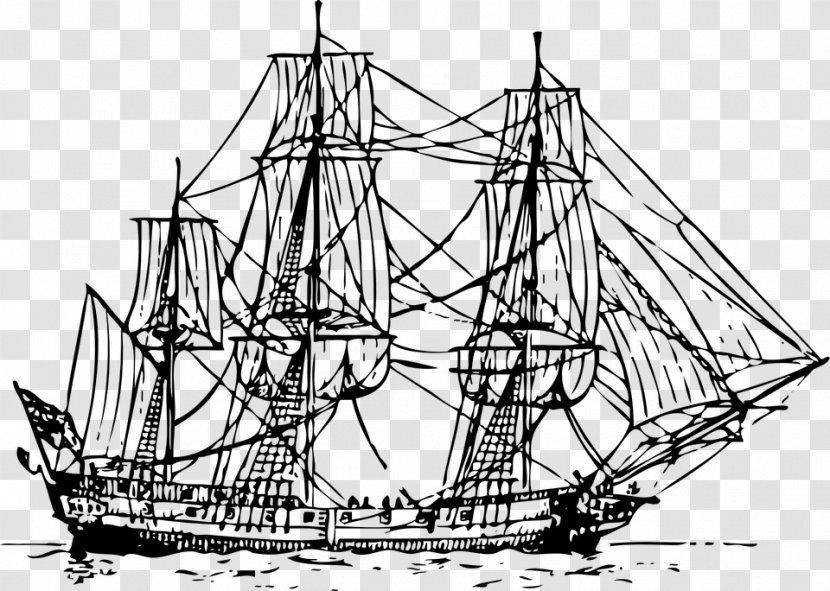 Sailing Ship Sailboat Clip Art - Naval Transparent PNG