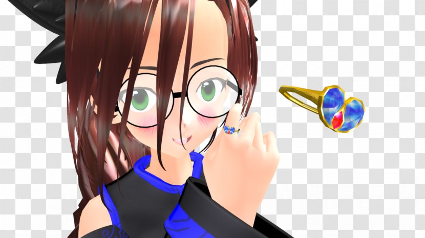 MikuMikuDance Ring Jewellery DeviantArt - Flower - Mmd Accessories Transparent PNG