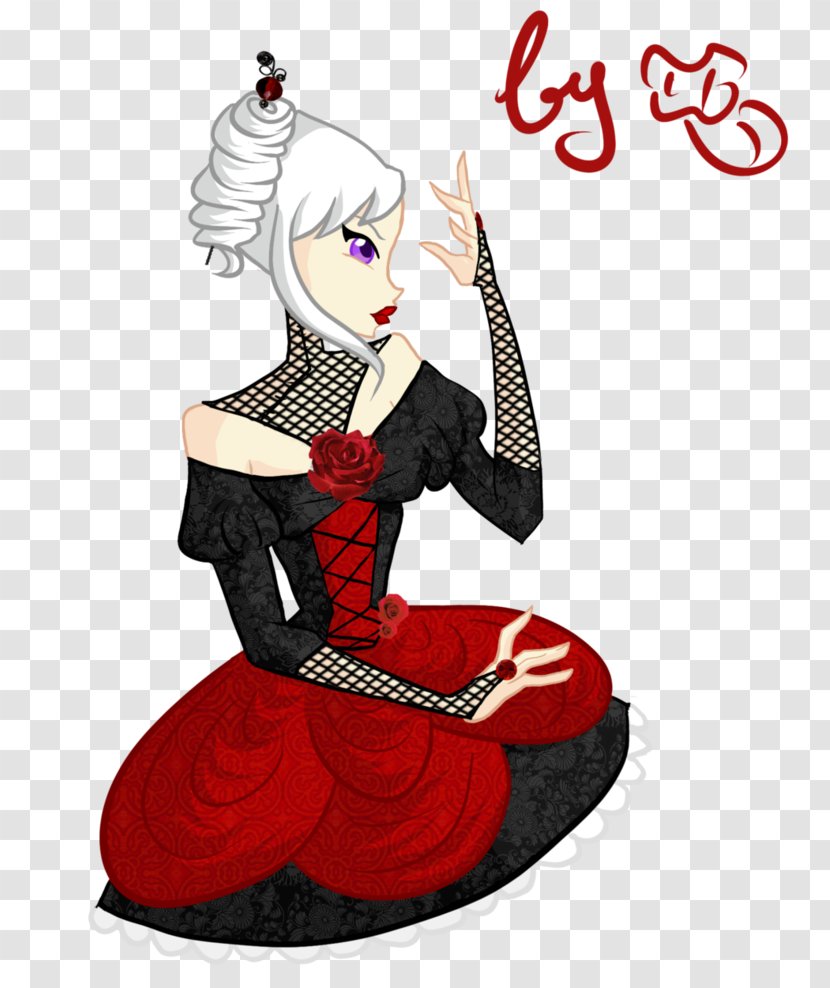 Woman Animated Cartoon Costume - Mythical Creature - Goth Dress Transparent PNG