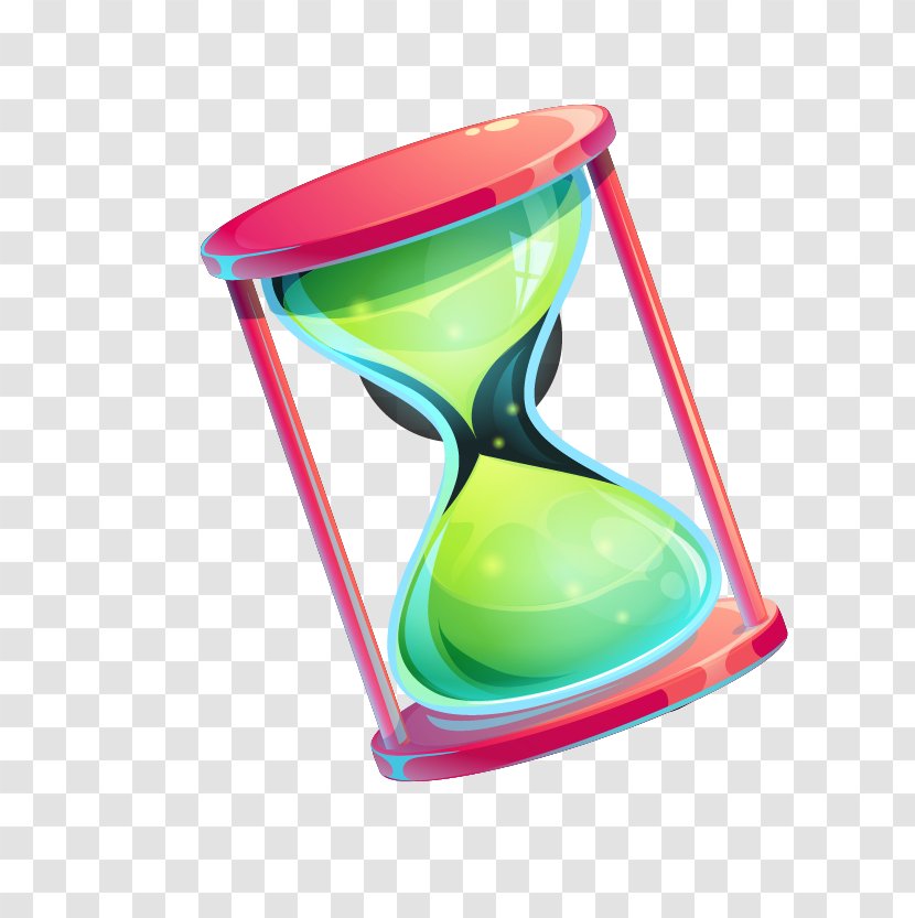 Hourglass Drawing Watercolor Painting - Cartoon Transparent PNG