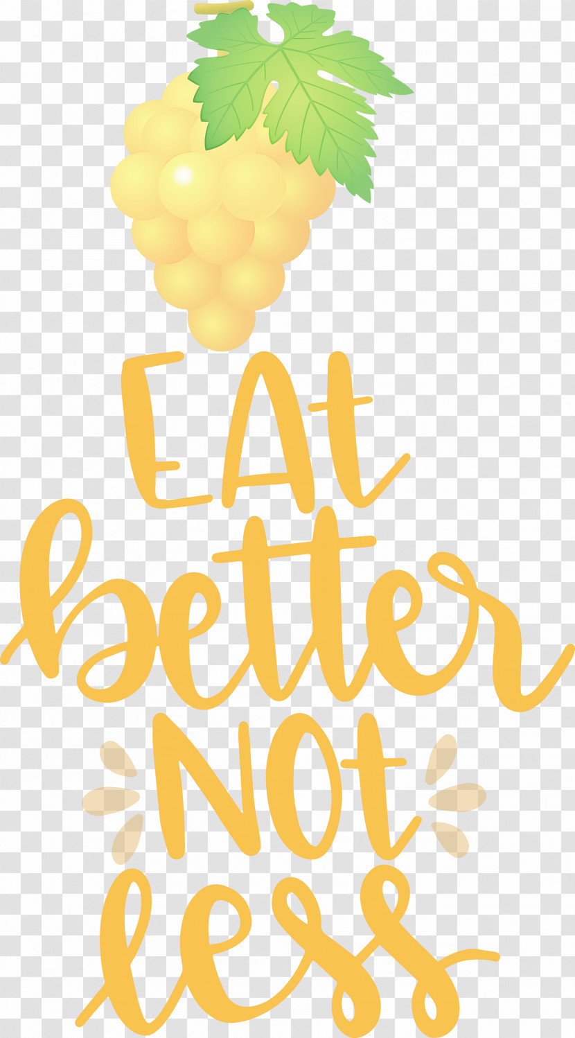 Eat Better Not Less Food Kitchen Transparent PNG