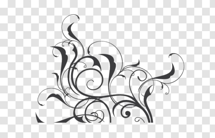 Flower - Drawing - Flourish Transparent PNG