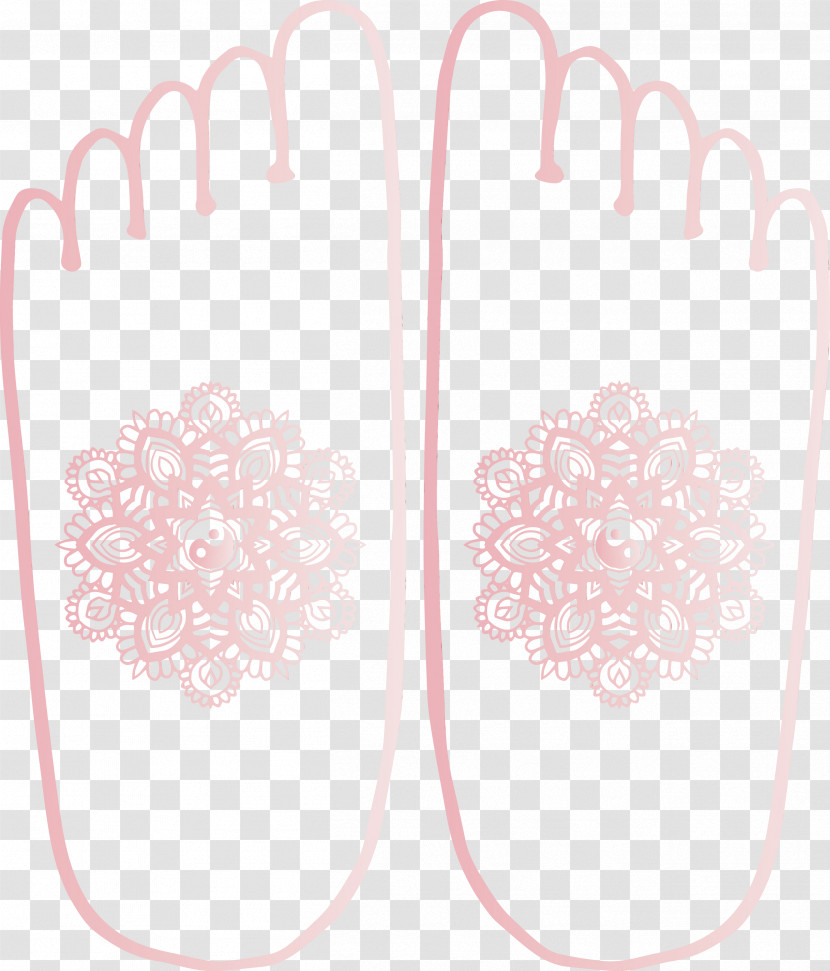 Shoe Pattern Pink M Font Line Transparent PNG