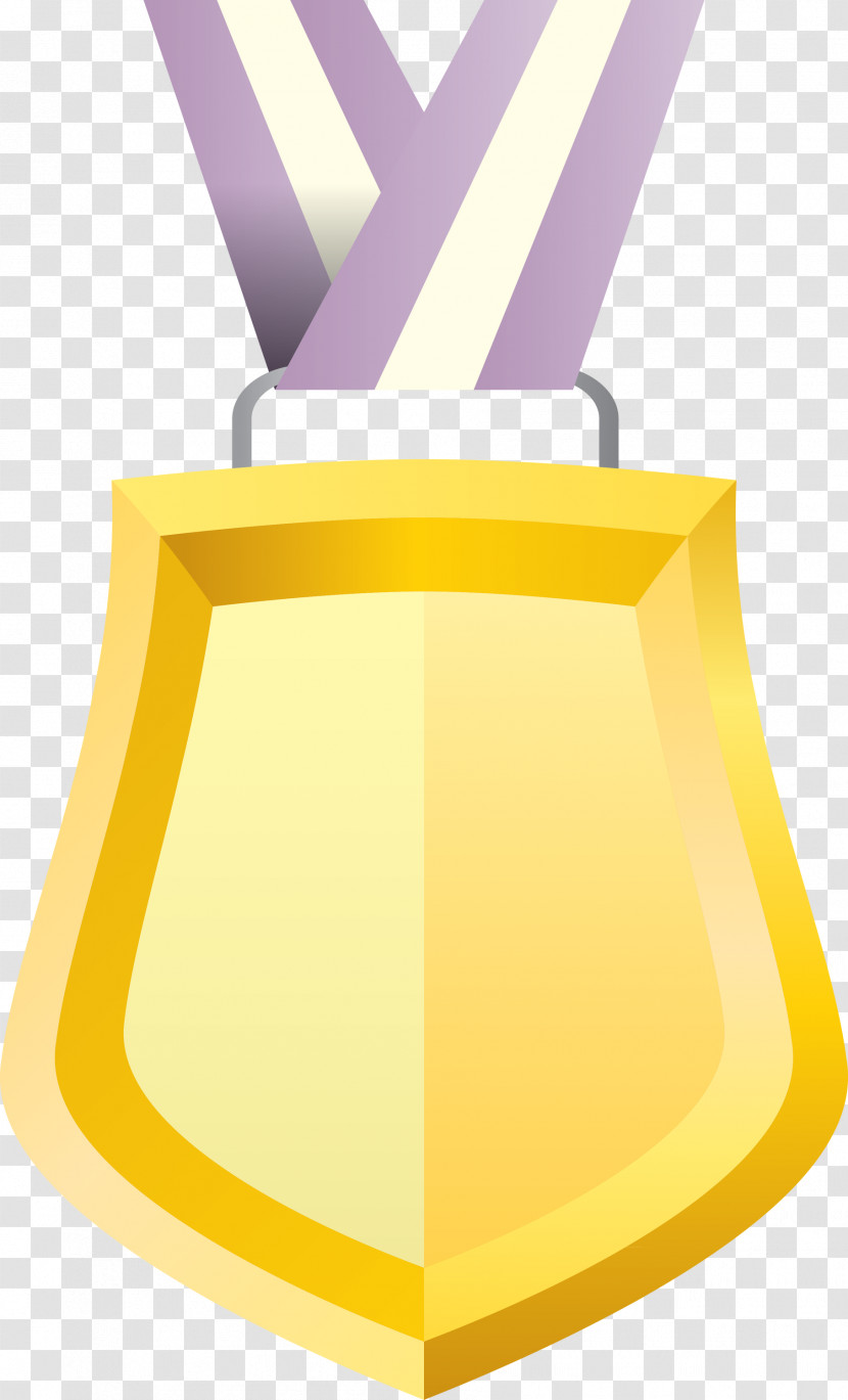 Gold Medal Badge Transparent PNG