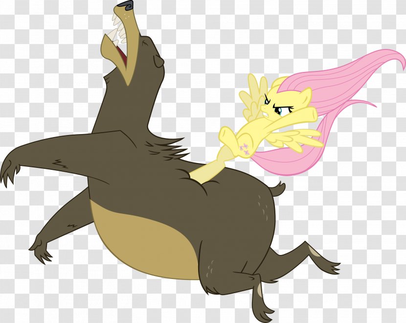 Fluttershy Pony Dragon Rabbit - Mythical Creature - Mammal Transparent PNG