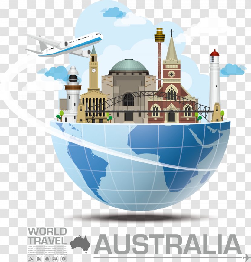Infographic Illustration - Photography - Building Decoration Australia Attractions Transparent PNG