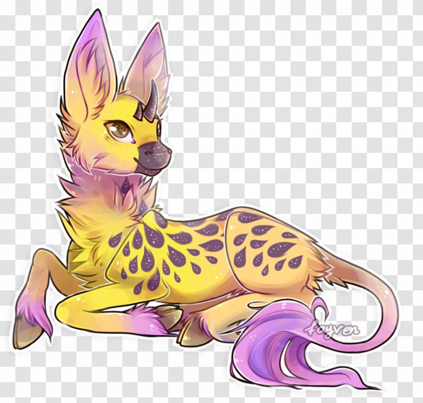 Whiskers Cat Canidae Giraffids Illustration - Beautiful Creatures Transparent PNG