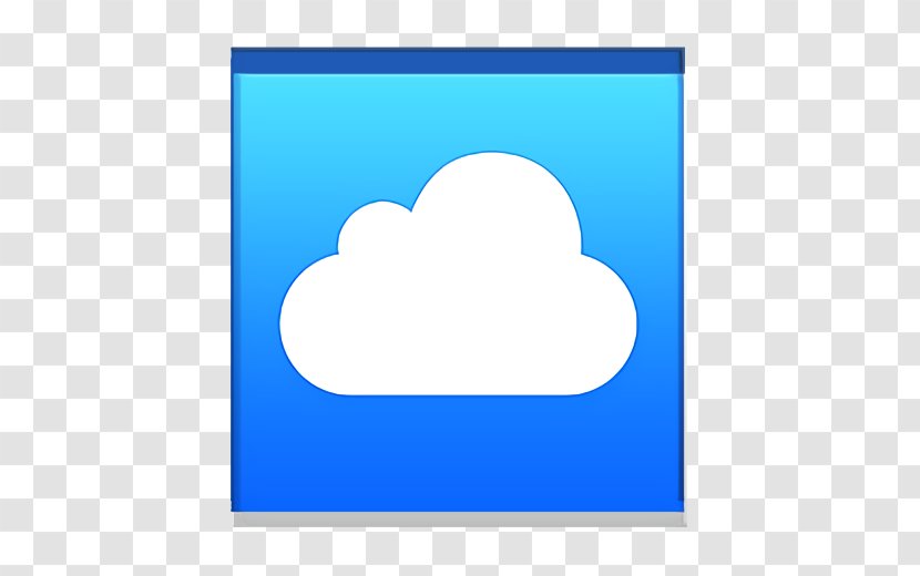Cloud Icon - Picture Frames - Electric Blue Meteorological Phenomenon Transparent PNG
