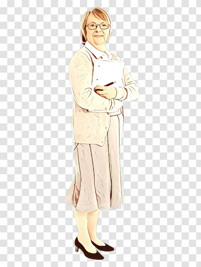 Clothing Standing Costume Beige Costume Design Transparent PNG