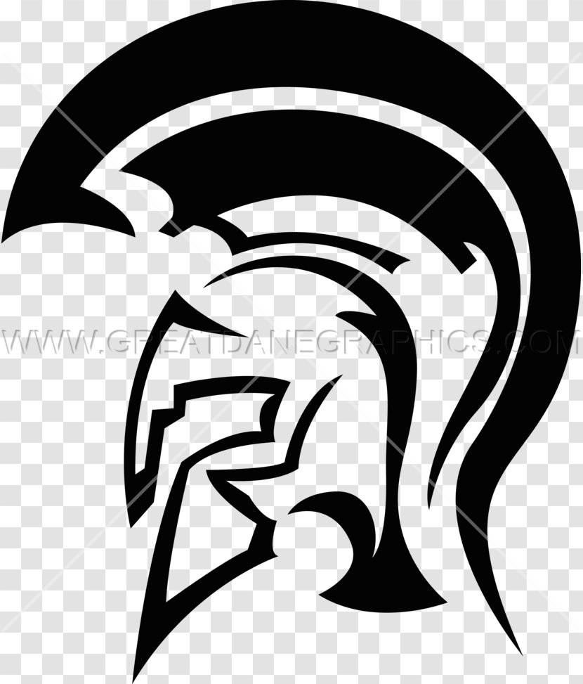 Spartan Army T-shirt Helmet Sticker - Trojans Vector Transparent PNG