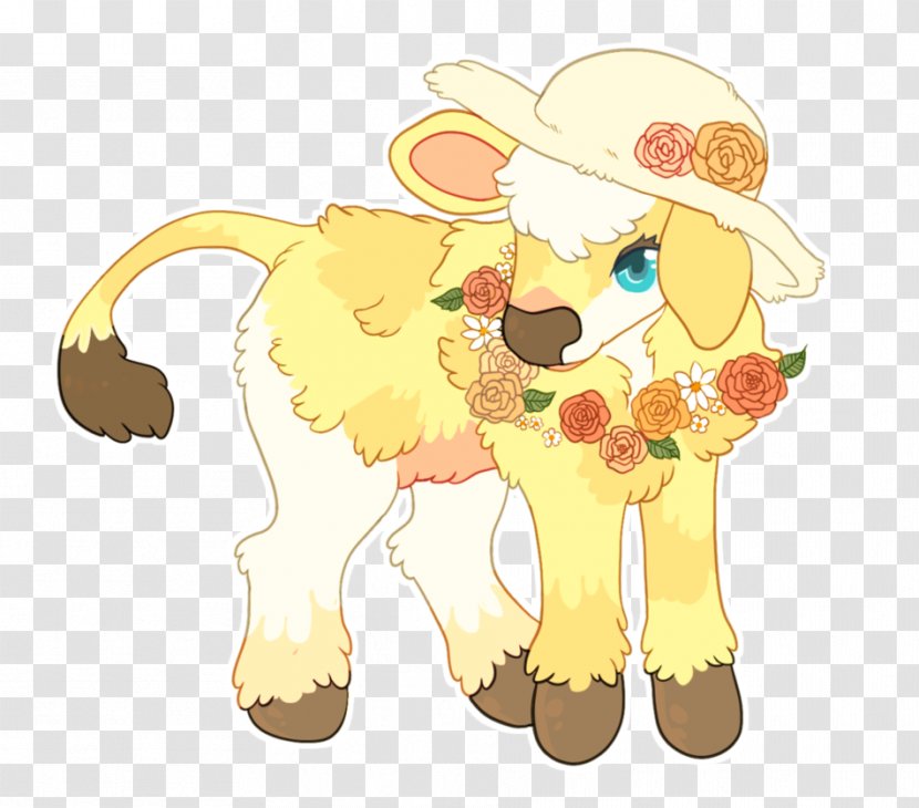 Lion Horse Cat Clip Art - Yellow Paintbrush Transparent PNG