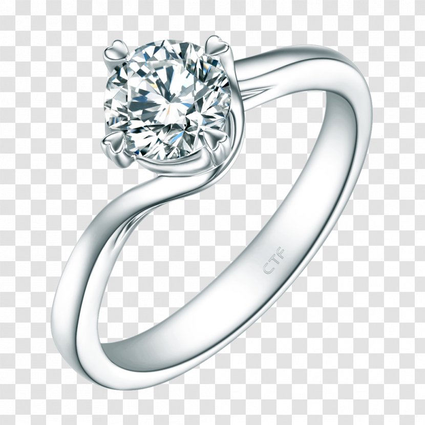 Engagement Ring Chow Tai Fook Jewellery Diamond Transparent PNG