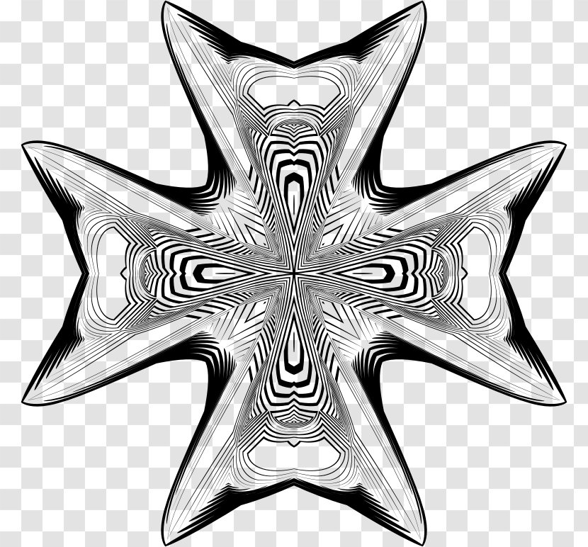 Symmetry Line Star Pattern Transparent PNG