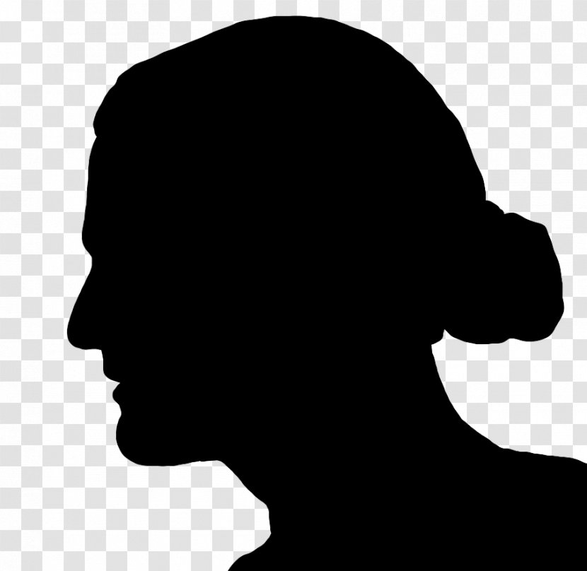Silhouette Female Photography - Smile - Long Hair Transparent PNG