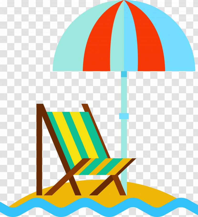 Stock Illustration Clip Art - Royaltyfree - Cartoon Beach Lounge Chair Transparent PNG