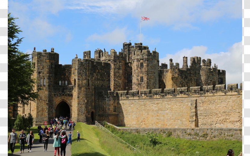 Alnwick Castle Bamburgh Dunstanburgh Alnmouth Northumberland Coast - Building Transparent PNG