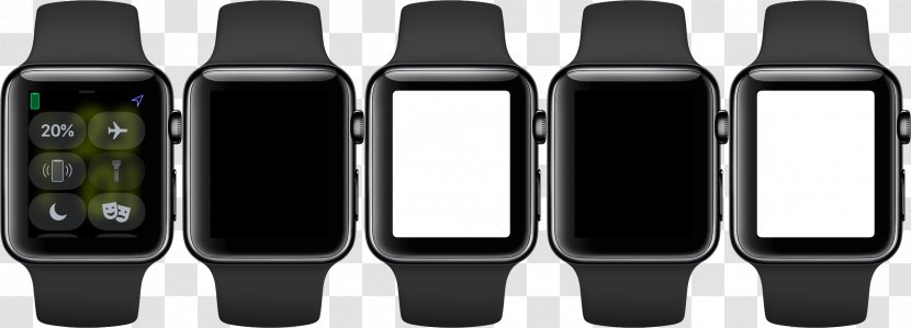 Apple Watch Series 2 3 Smartwatch - Flashlight Call Phone Transparent PNG