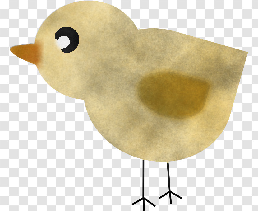 Yellow Bird Beige Toy Beak Transparent PNG