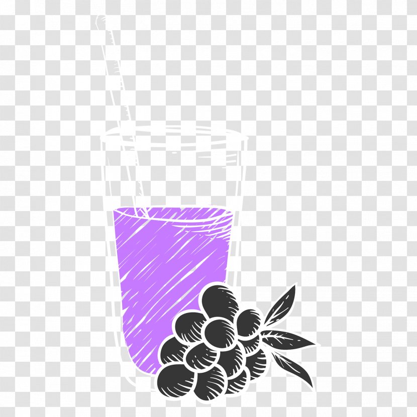 Juice Grape Drink Image Transparent PNG