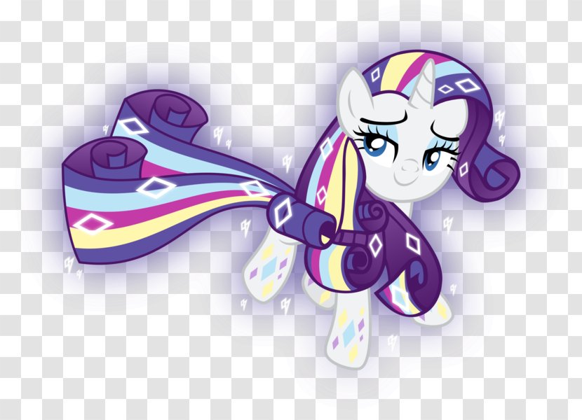 Rarity Pony Horse Pinkie Pie Rainbow Dash - Purple Transparent PNG