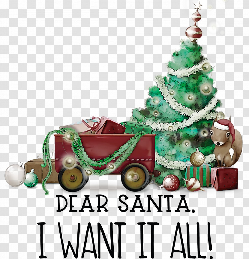 Dear Santa Christmas Transparent PNG