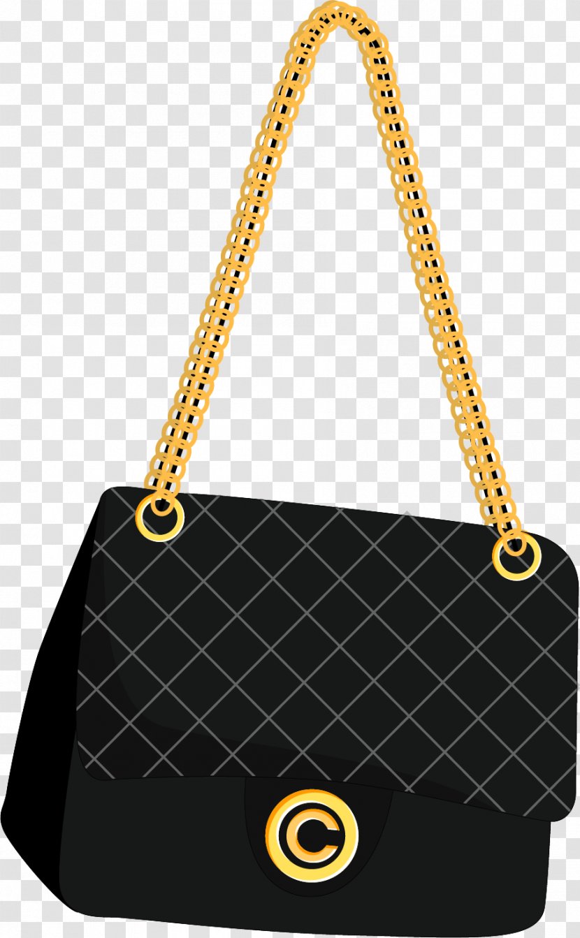 Download Tote Bag Computer File - Fashion Accessory - Vector Hand-painted Chain Transparent PNG