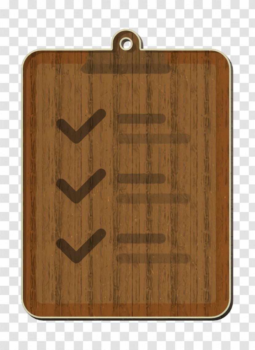 Management Icon Notepad Check Mark - Plank Hardwood Transparent PNG