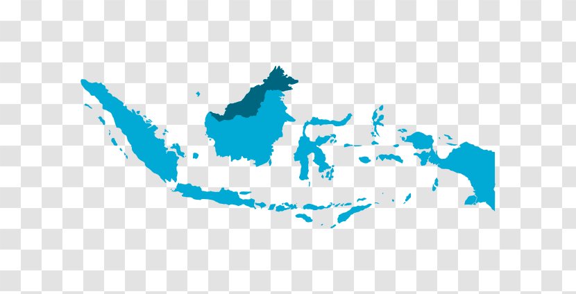 Flag Of Indonesia Vector Map - Royaltyfree - Peta Transparent PNG