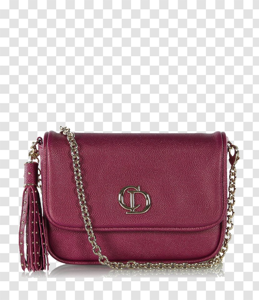 Red Handbag Christian Dior SE - Magenta - Women's Shoulder Bag Cd Transparent PNG