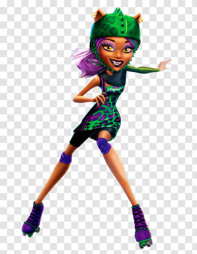 Monster High Clawdeen Wolf Doll Clip Art Transparent PNG