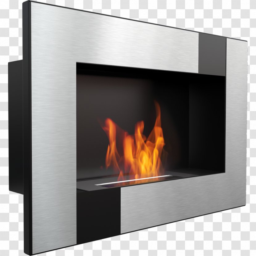 Bio Fireplace Ethanol Fuel Wall Stove - Glass Transparent PNG
