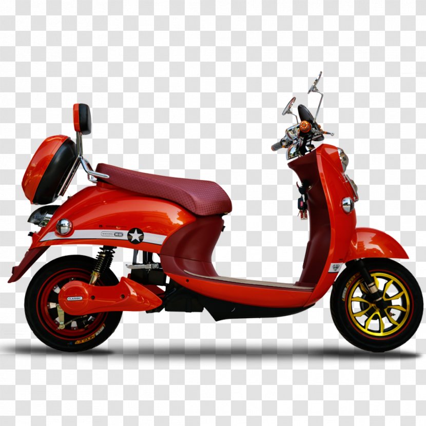 Motorized Scooter Electric Vehicle Car Motorcycles And Scooters - Tree Transparent PNG