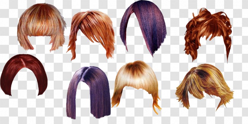 Wig Hairstyle Long Hair Capelli Transparent PNG
