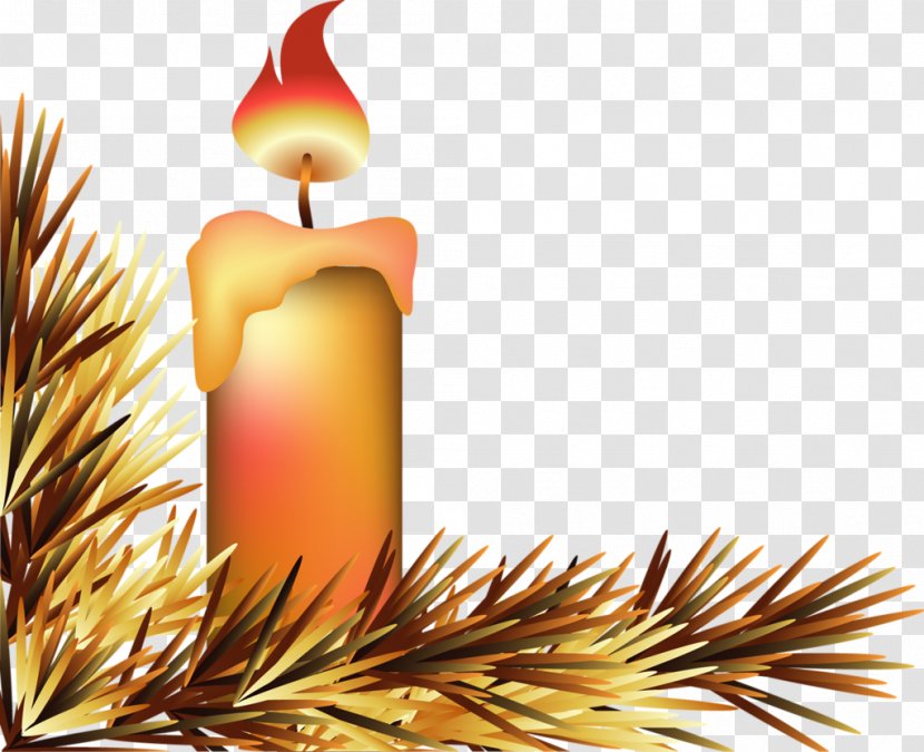 Candle Christmas Day Ornament Clip Art Transparent PNG
