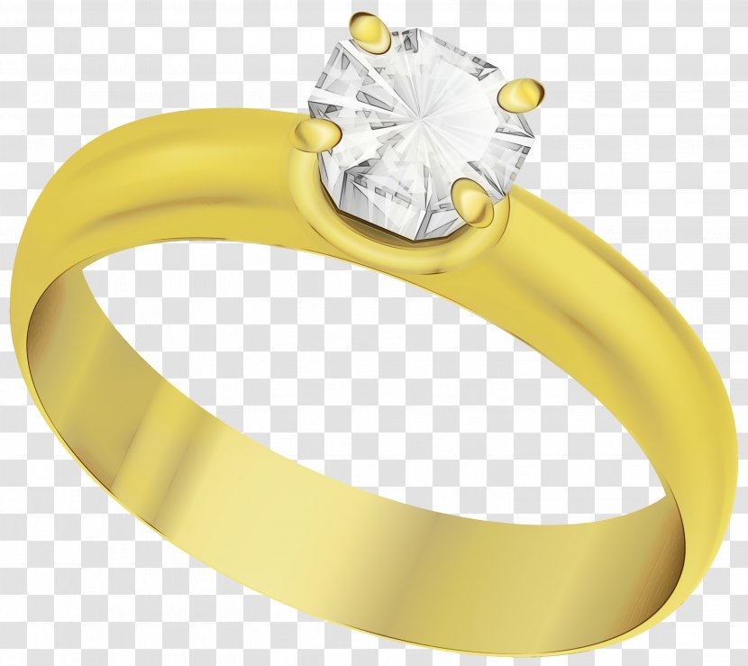 Wedding Ring Silver - Gold Preengagement Transparent PNG