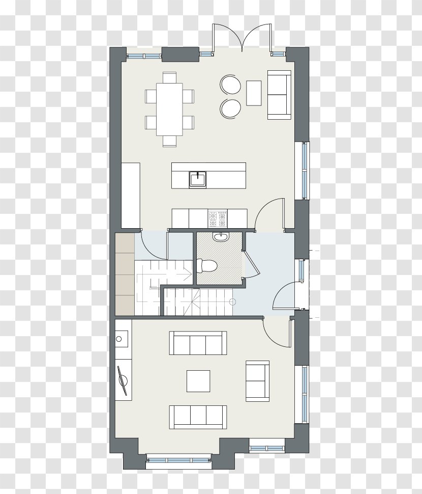 House Floor Plan Room - Interior Design Services Transparent PNG