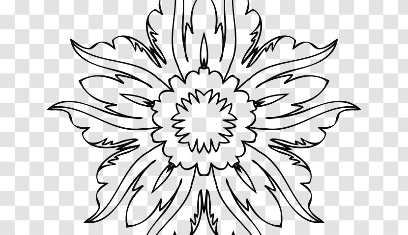 Coloring Book Drawing Line Art Image Flower - Plant - Hors D ' Oeuvres Transparent PNG