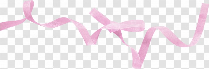 Pink Ribbon Information - Cartoon - Banner Transparent PNG