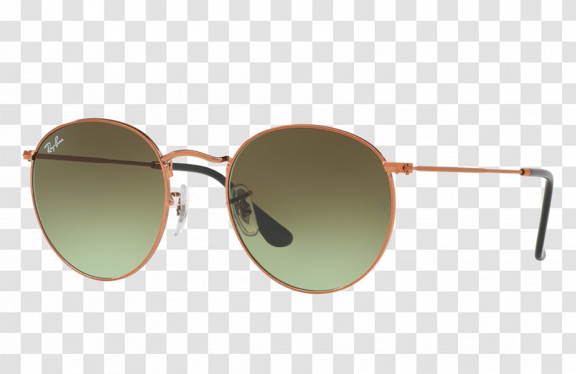 Ray-Ban Round Metal Aviator Sunglasses Large II - Mirrored - Ray Ban Transparent PNG