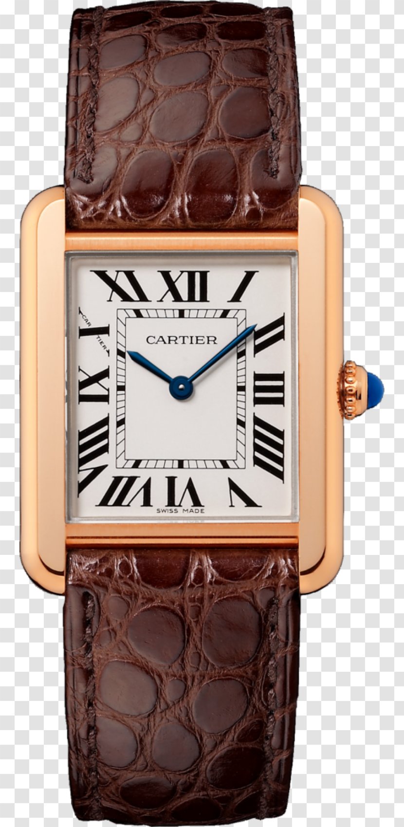 Cartier Tank Solo Automatic Watch Transparent PNG