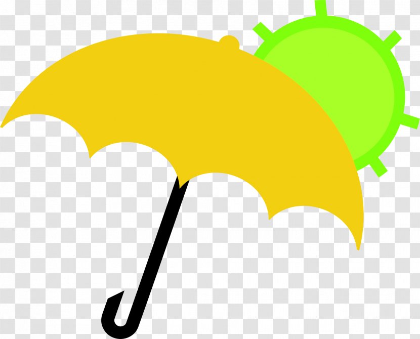 Yellow Umbrella Clip Art - Grass - Simple Decorative Pattern Transparent PNG