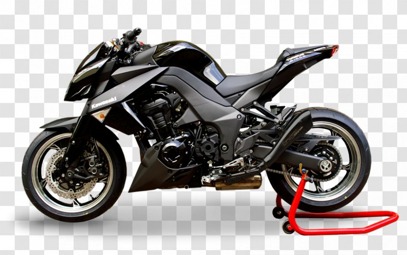 Exhaust System Car Tire Motorcycle Kawasaki Z1000 - Ninja 1000 Transparent PNG