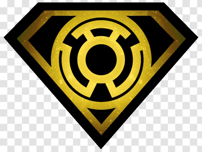 Batman Green Lantern Corps Sinestro - Emotional Spectrum - Superman Shield Template Transparent PNG