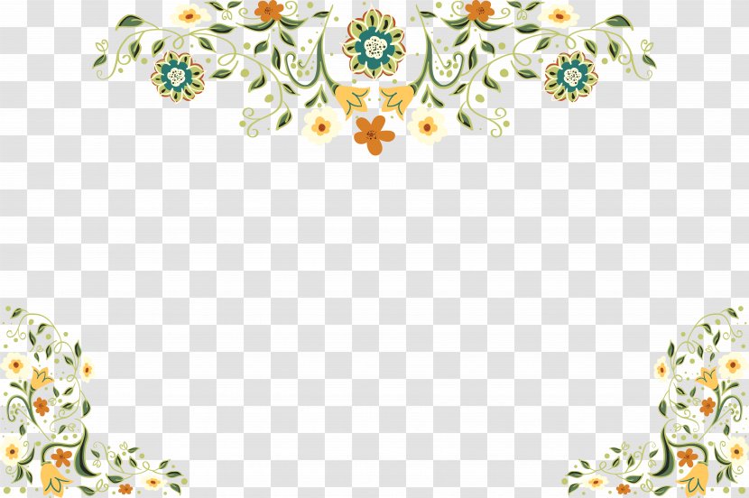 Floral Wedding Invitation Background - Wildflower - Pedicel Plant Transparent PNG