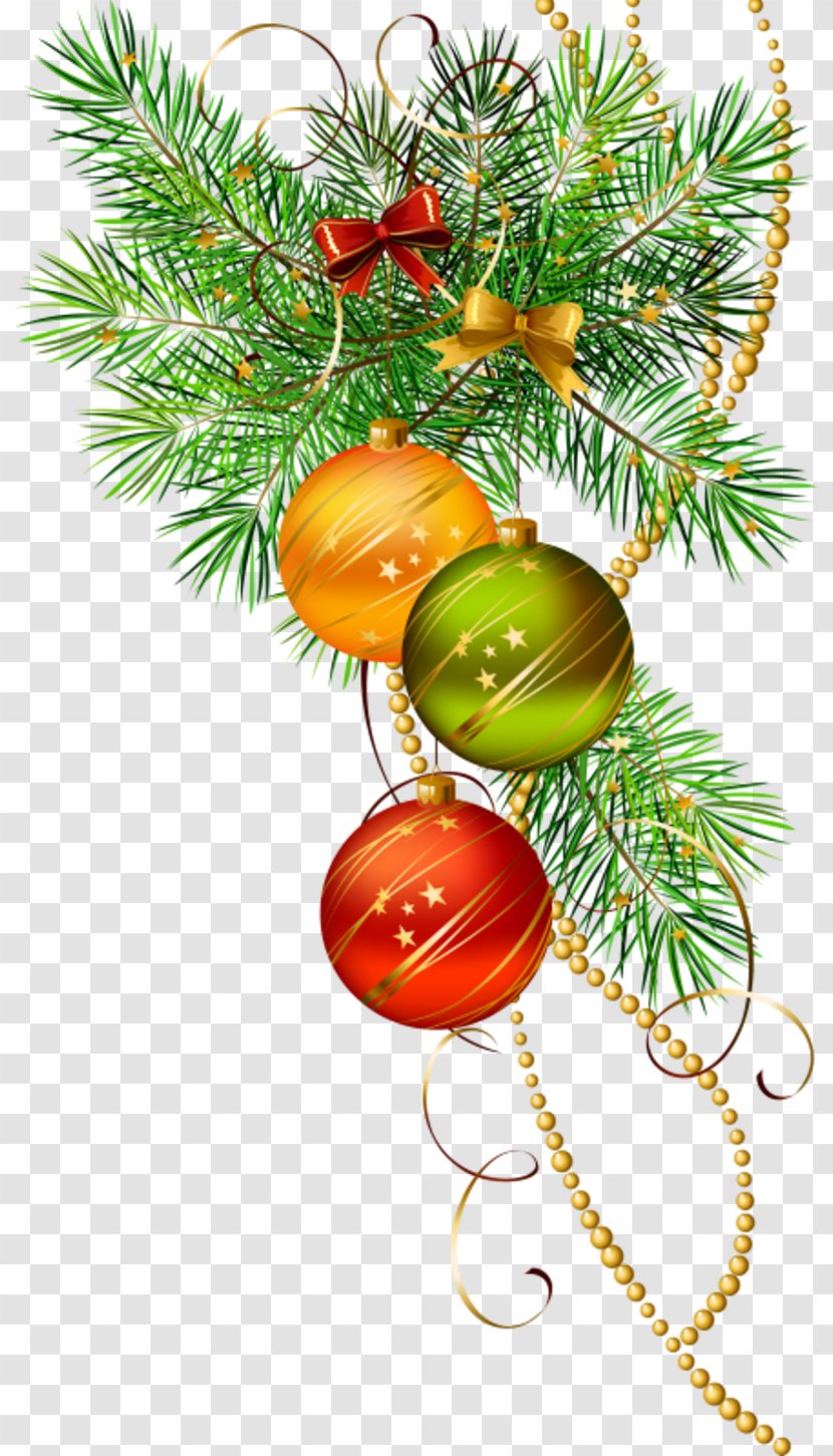Christmas Ornament Decoration Tree Clip Art - Branch - Deco Transparent PNG