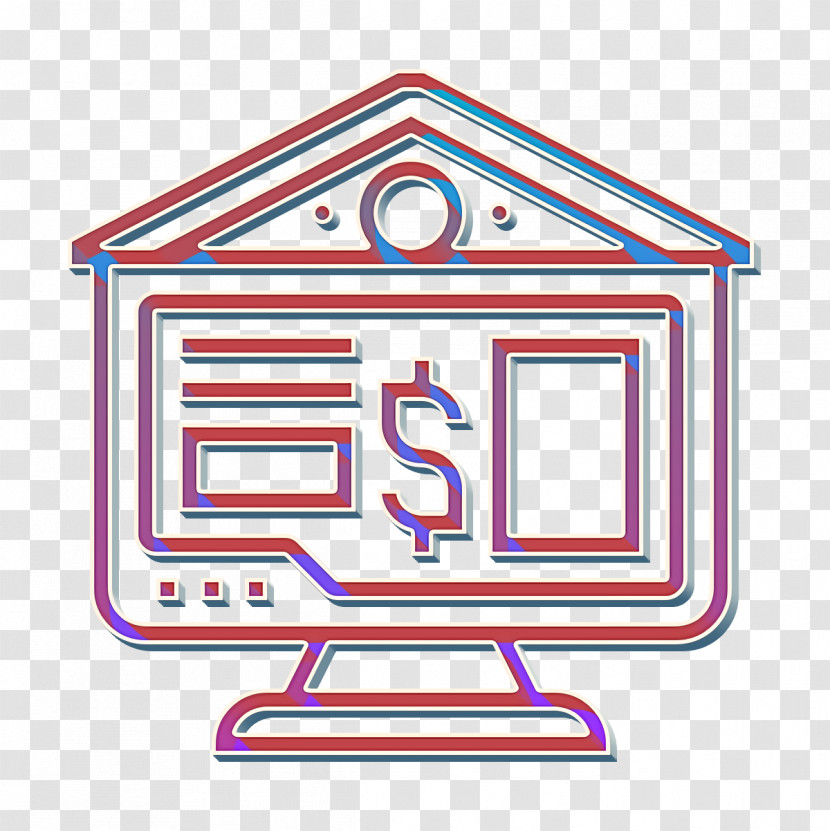 Bank Online Icon Online Banking Icon Digital Banking Icon Transparent PNG