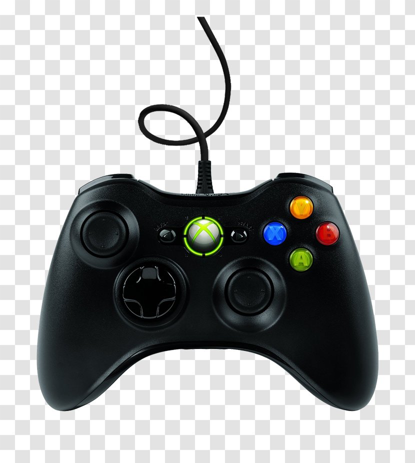 Xbox 360 Controller One Black Game Controllers - Microsoft Wireless - Gamepad For Pc Transparent PNG