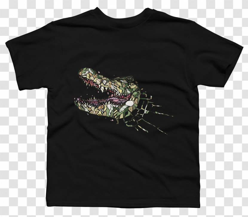 T-shirt Sleeve Clothing Top - Tshirt - Alligator Transparent PNG