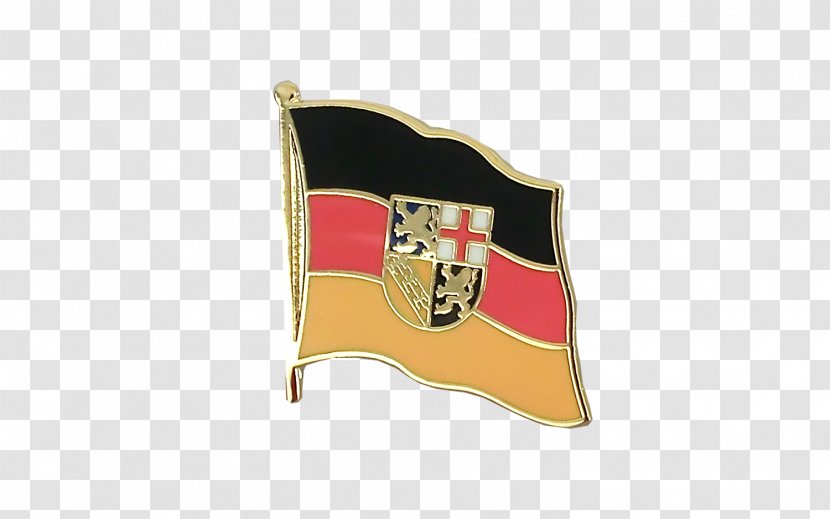 Flag Of Saarland States Germany Lapel Pin Transparent PNG