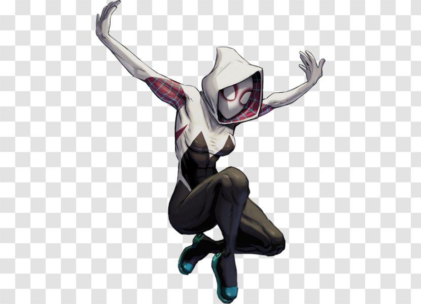 Spider-Man Gwen Stacy Spider-Woman Venom Spider-Verse - Muscle - Spiderman Transparent PNG